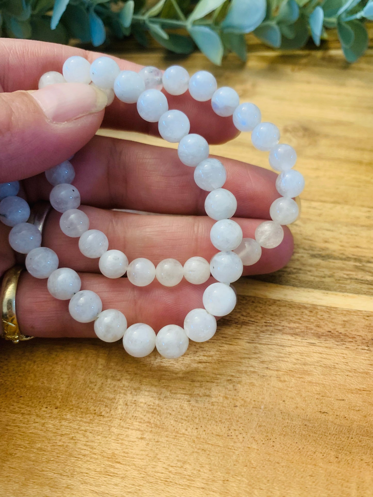 Edelsteen Armband – Maansteen Regenboog