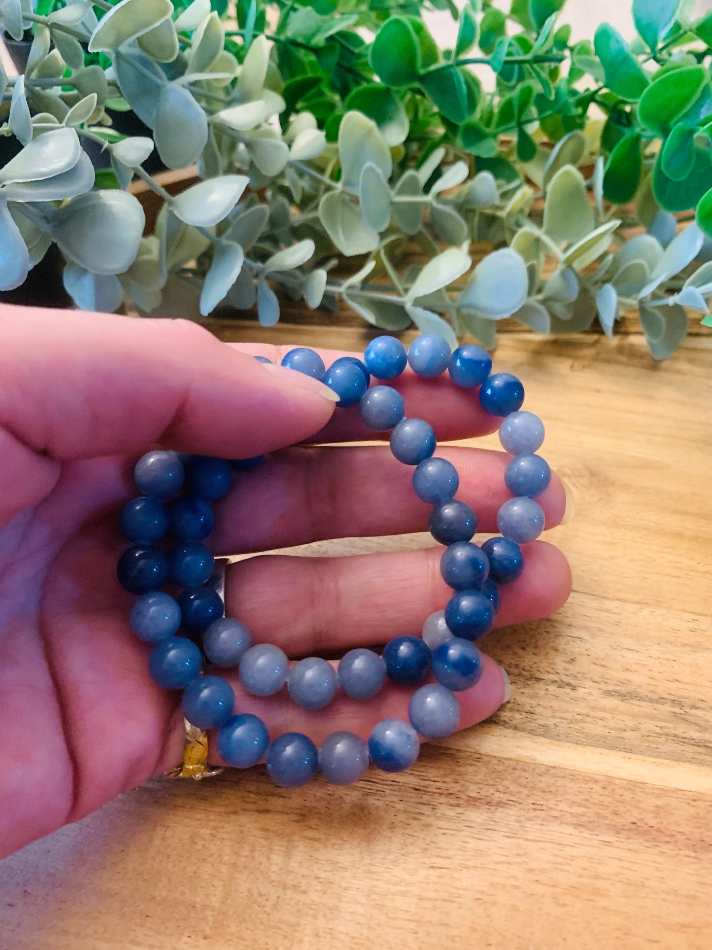 Edelsteen Armband – Blauwe Kwarts