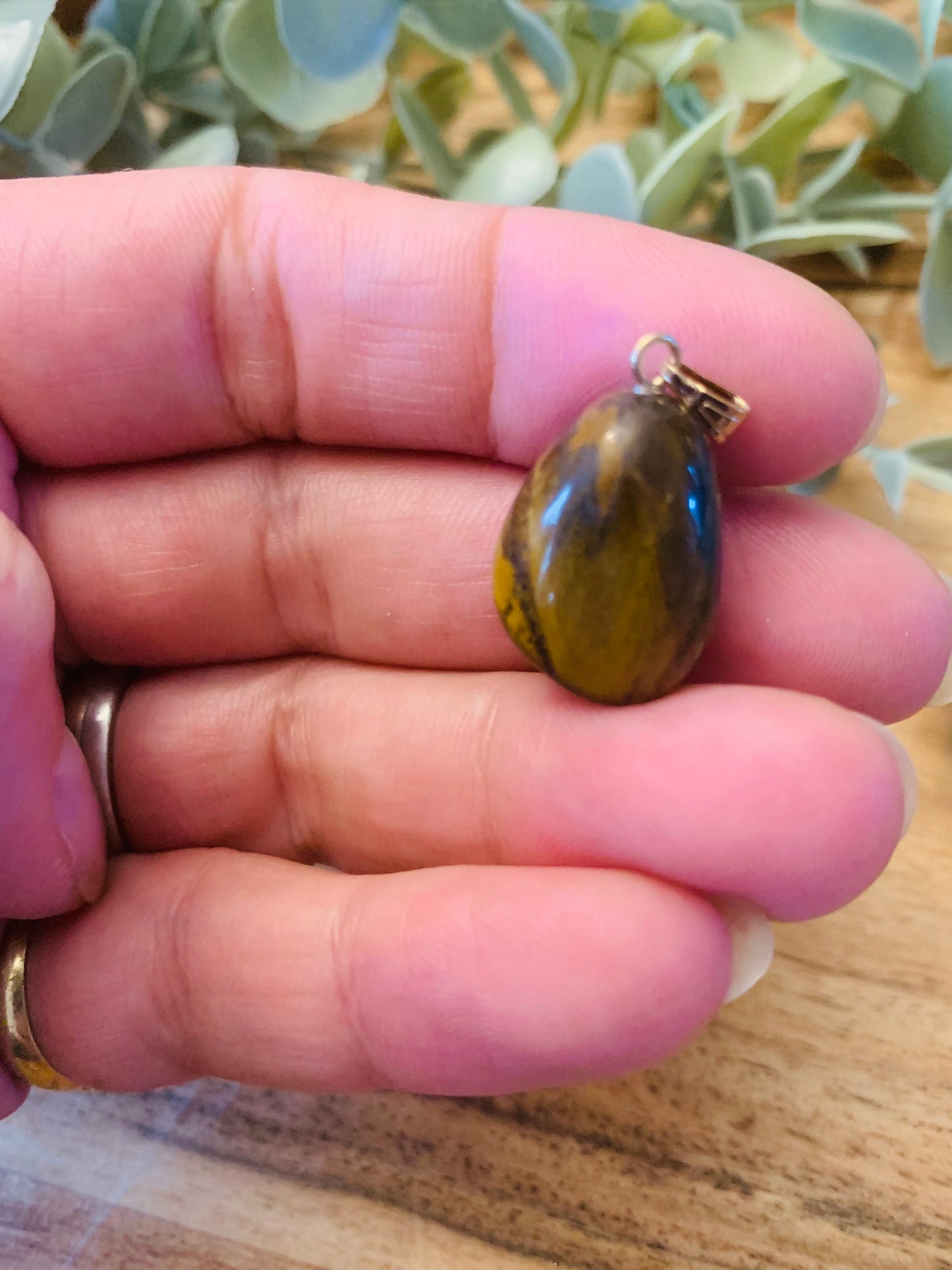 Hangers - Tijgeroog - Goud