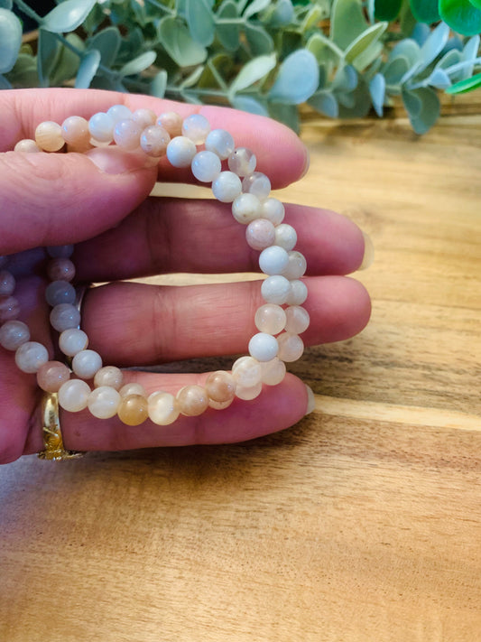 Edelsteen Armband – Maansteen Multi Color