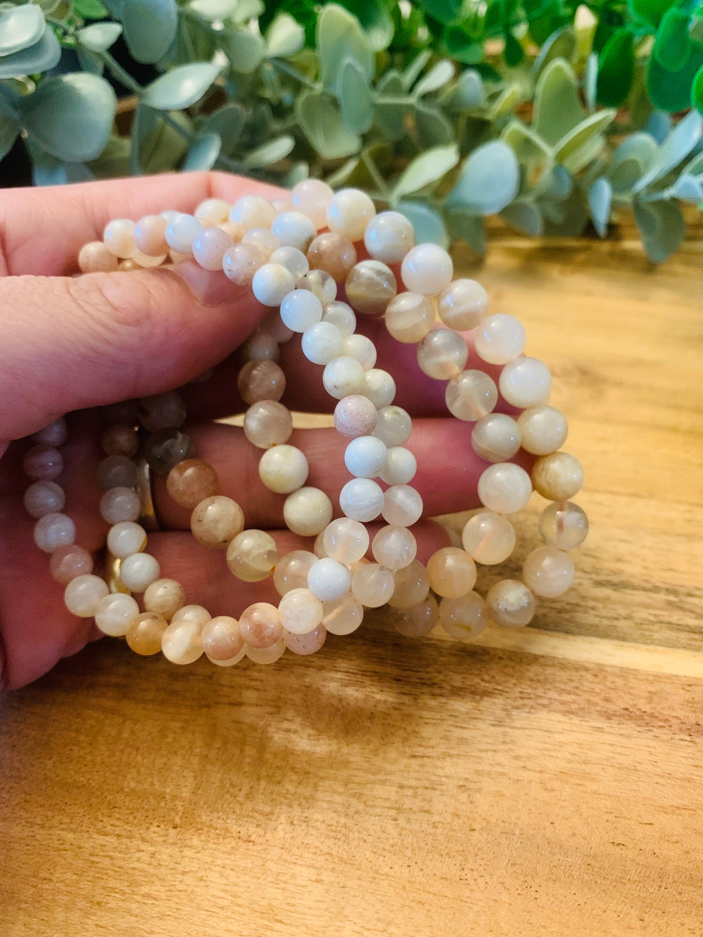 Edelsteen Armband – Maansteen Multi Color