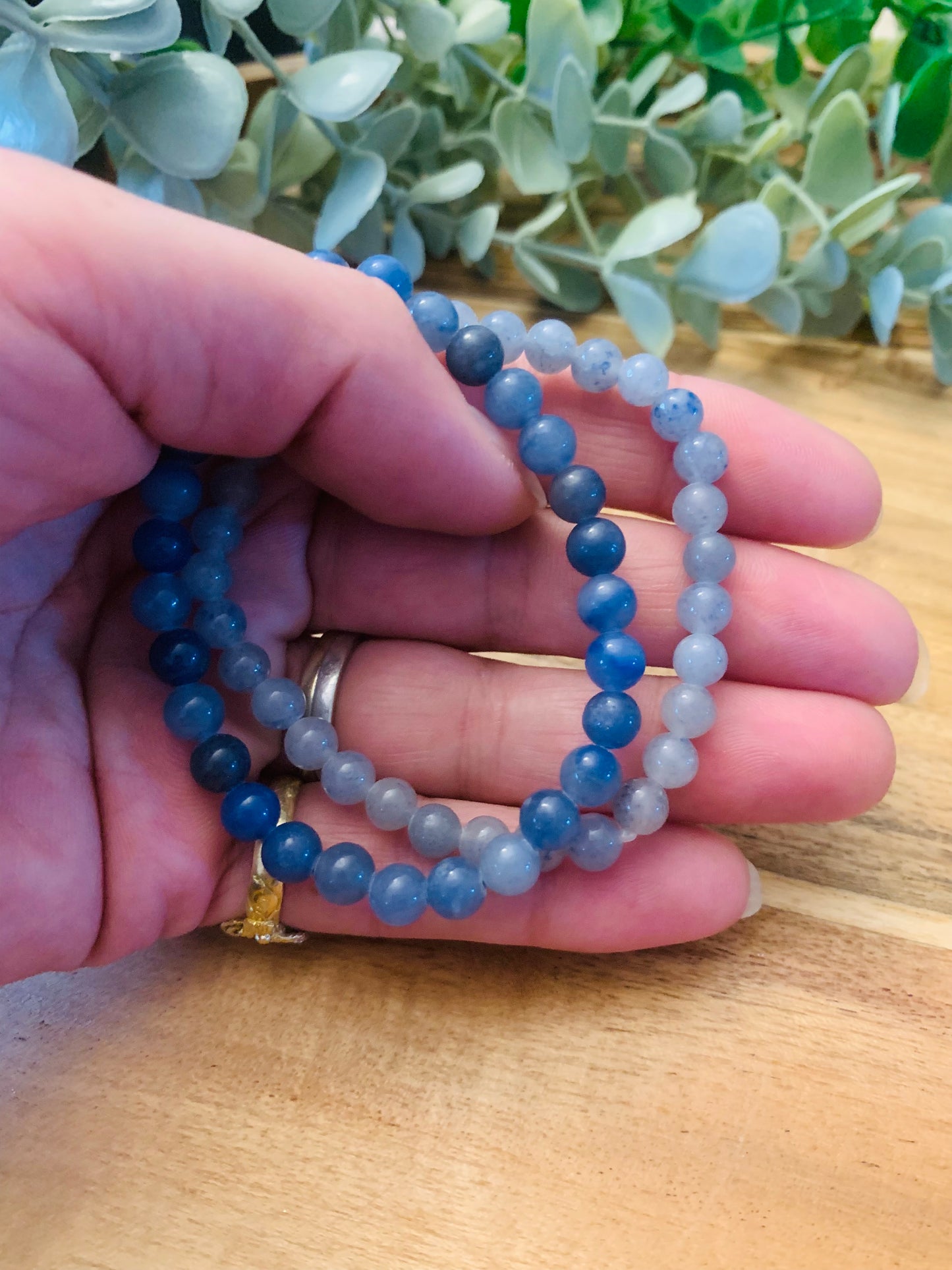 Edelsteen Armband – Blauwe Kwarts