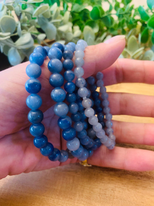 Edelsteen Armband – Blauwe Kwarts