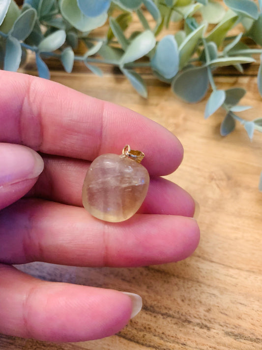 Hangers - Bergkristal - Goud