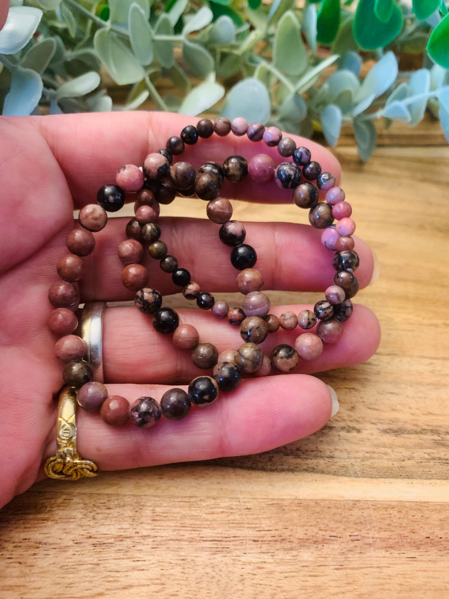 Kinderarmband - Rhodoniet