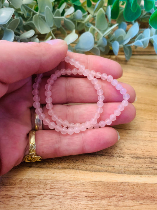 Kinderarmband - Rozenkwarts