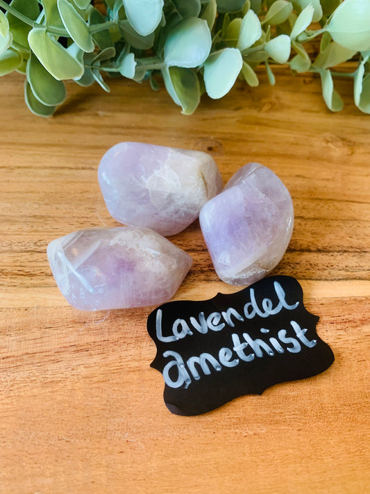 Palmsteen - Lavendel Amethist