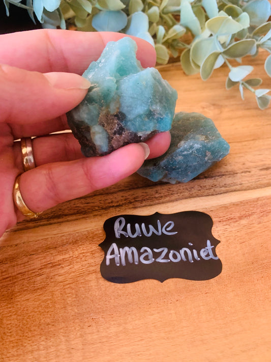 Ruwe Edelsteen - Amazoniet