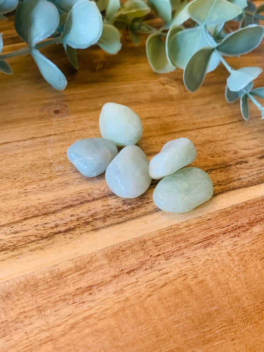 Trommelsteen - Aquamarijn