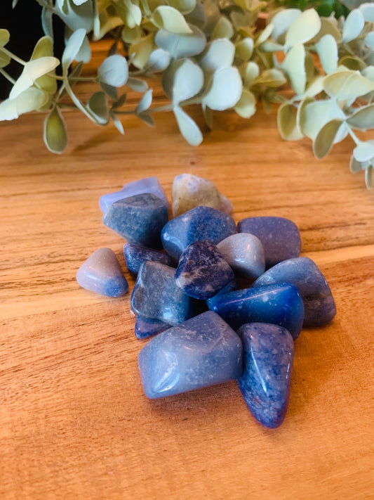 Trommelsteen - Aventurijn - Blauw